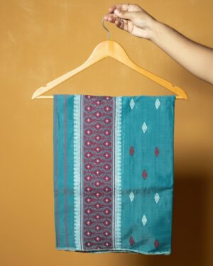 Handcrafted Nunee Cotton Sador Mekhela with unstitched Blouse piece