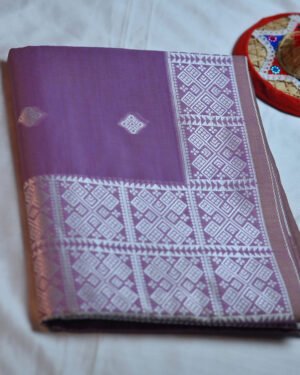 Cotton sador mekhela (fix pari) set