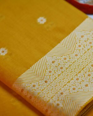 Cotton sador mekhela (fix pari) set