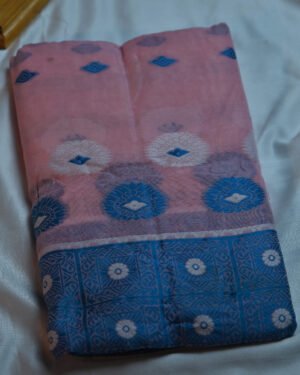 AC cotton sador mekhela with unstitched blouse