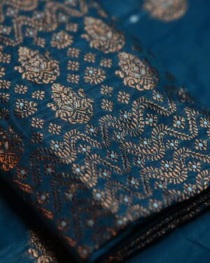 AC Cotton sador mekhela with unstitched Blouse piece