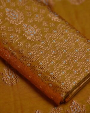 AC Cotton Sador mekhela with unstitched Blouse piece