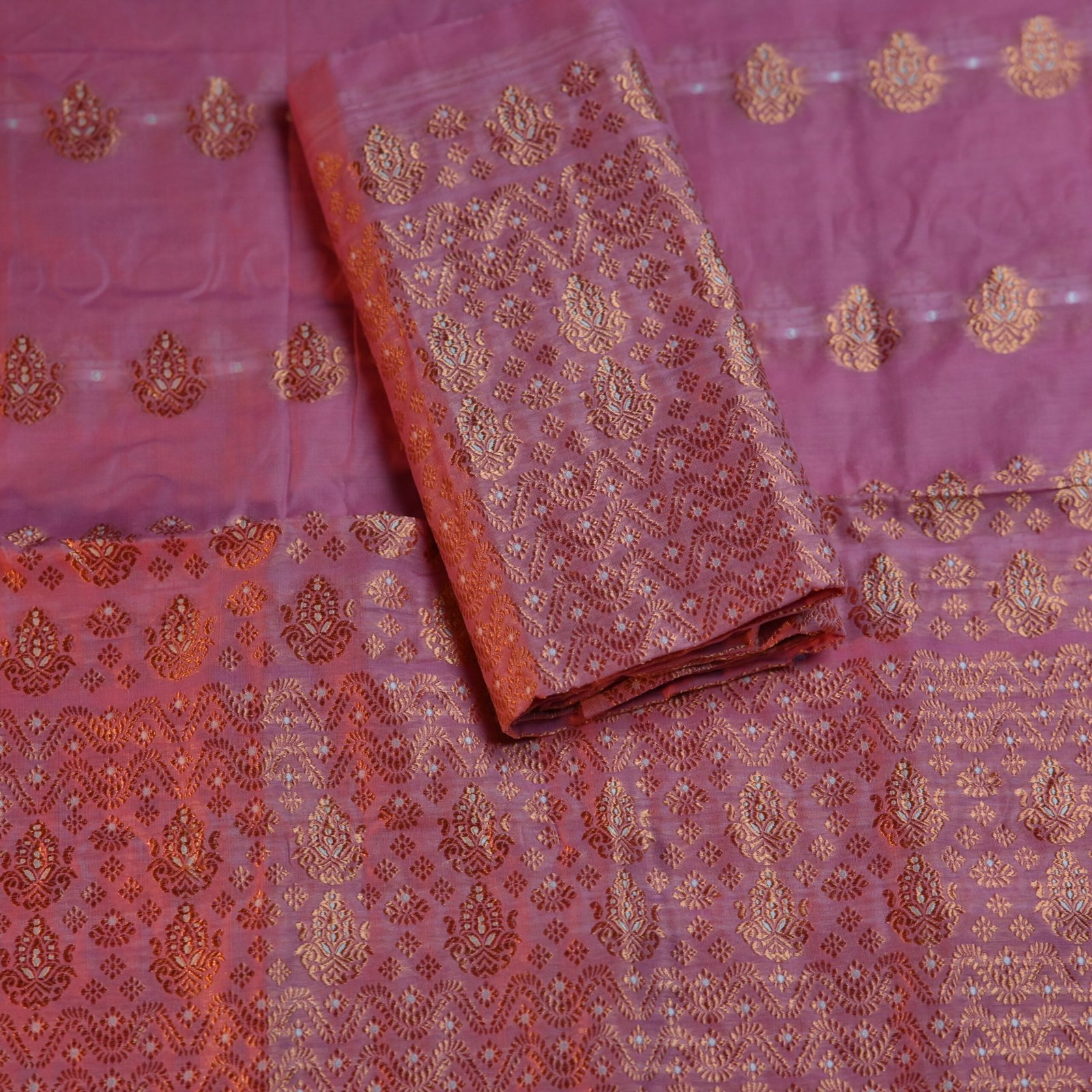 AC cotton sador mekhela - Image 3