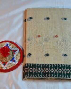 Bihu special muga cotton sador mekhela