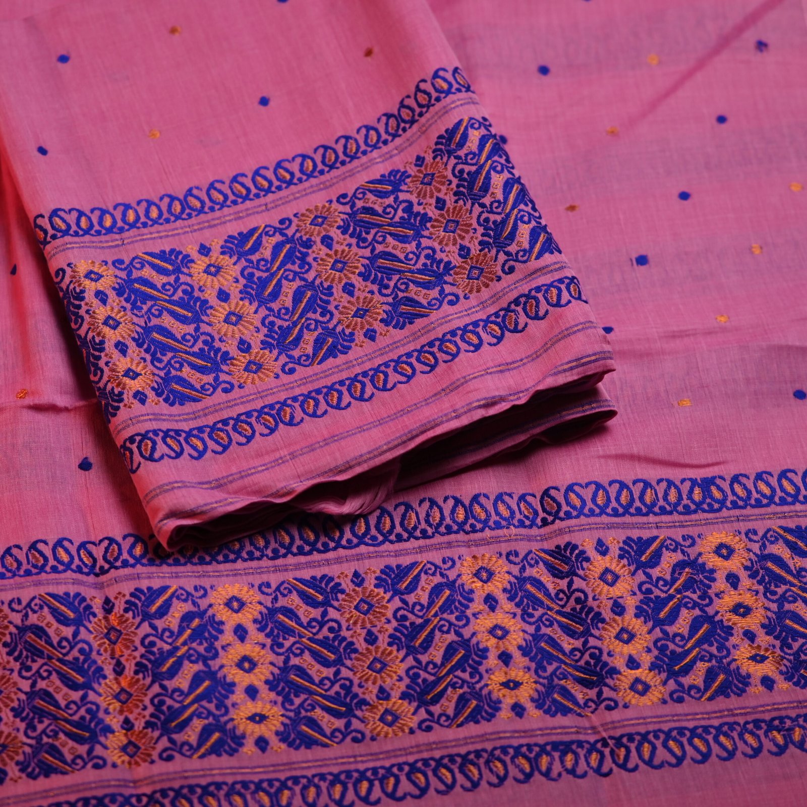 Handmade Masrise Cotton Sador Mekhela - Image 3