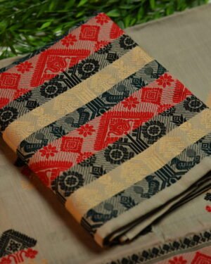 Handmade Masrise Cotton Sador Mekhela